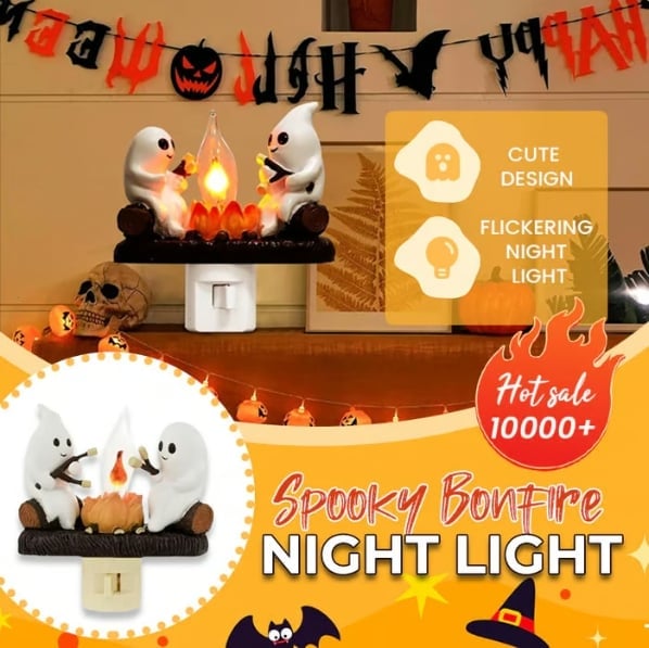 Last Day 50%OFF🔥2025 Ghost Campfire Nightlight👻✨
