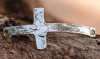✝️100% Handmade Unconditional Love Silver Cross Bracelet Link (𝐂𝐡𝐚𝐝 𝐒𝐦𝐢𝐭𝐡 𝐇𝐚𝐧𝐝𝐦𝐚𝐝𝐞®)