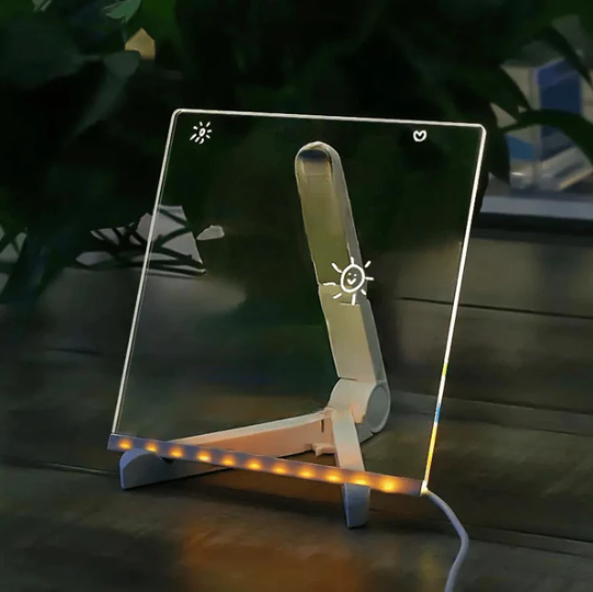 🔥49% Rabatt🎁Kreatives wiederbeschreibbares Acryl-LED-Nachrichtenschild