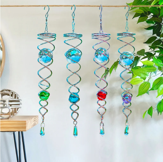 ✨Mystic Crystal Spiral: Purify Energy & Attract Good Luck