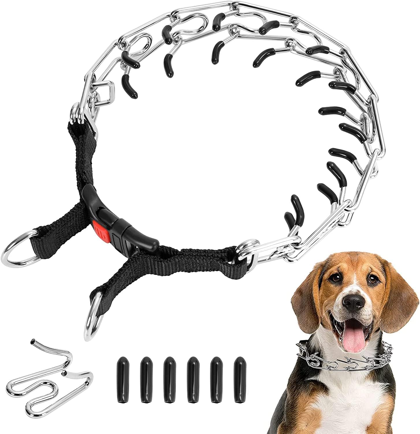 No Pull Collar for Dogs, Dog Collar with Buckle & Dog Walking Tool for Small, Medium, or Large Breed