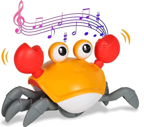 (🎅Early Christmas Sale - 50% OFF) 🎁Interactive Crawling Crab Baby Toy - 🚚Buy 2 Get Free Shipping