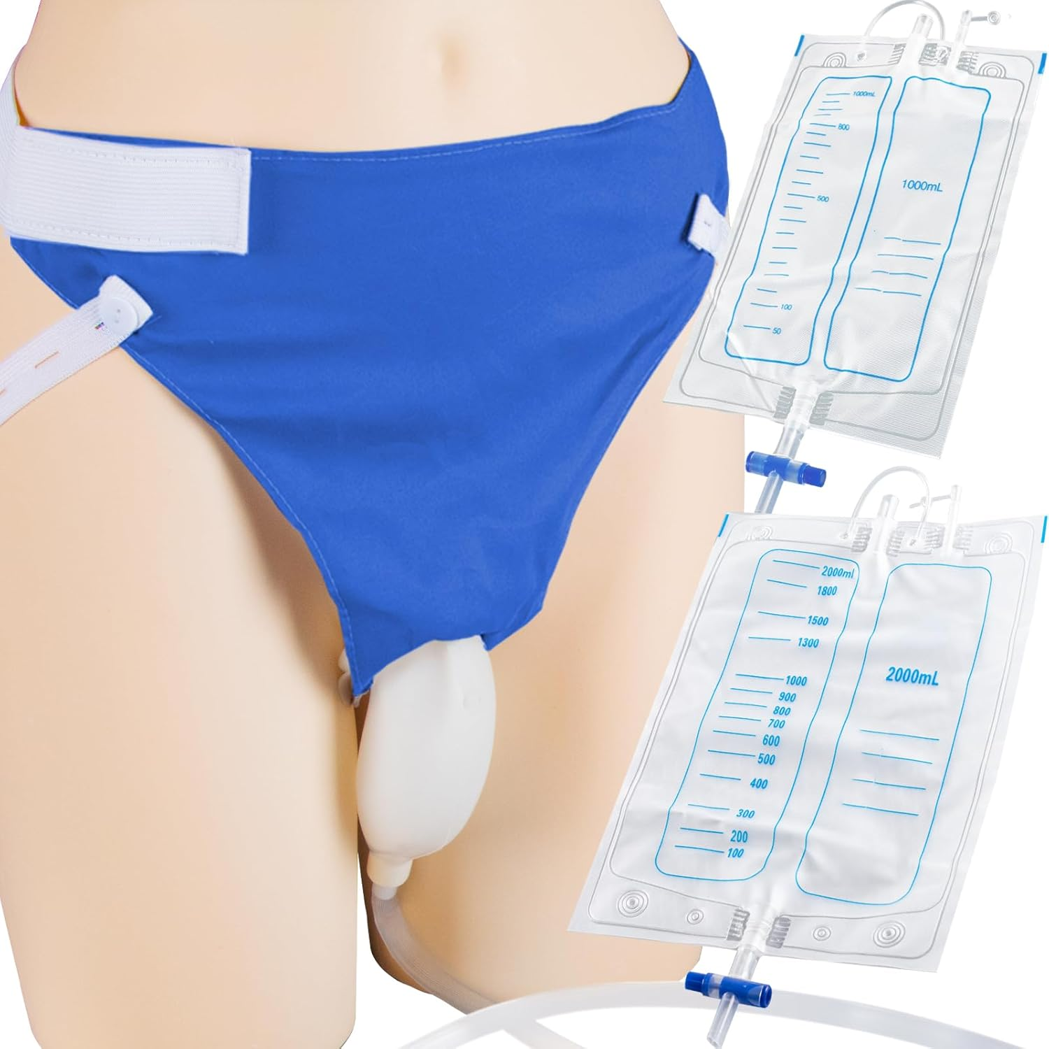 ❤Medical grade portable reusable urine drainage bag