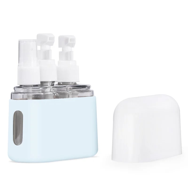 🎁2024 Summer Hot Sale🎁 Mini Shampoo Dispenser Portable Travel Bottle Set