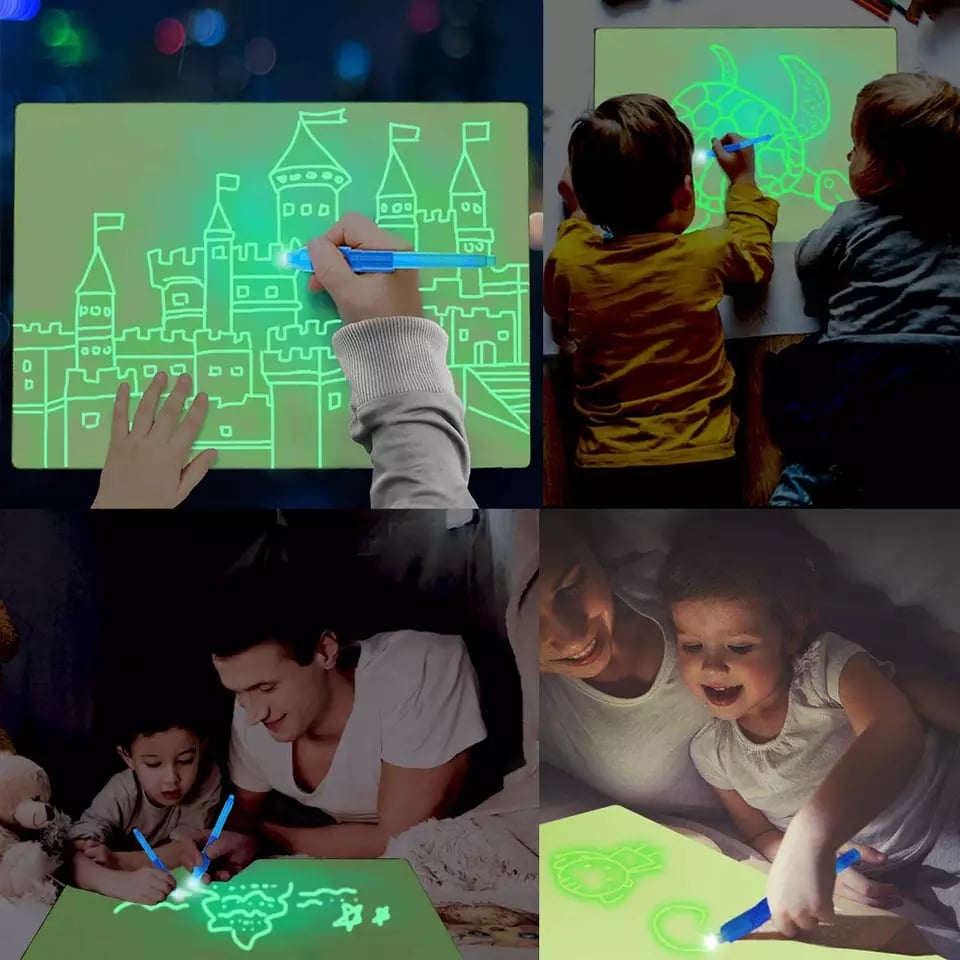 🎁2024 Hot Sale🎁Magic LED Light Drawing Pad - Release the Creativity of Children!