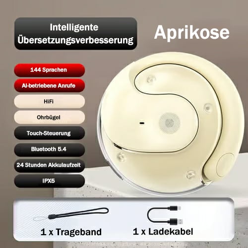 🔥Letzter Tag 50% RABATT-Übersetzungs-Wireless OWS Bluetooth 5,4 Kopfhörer (Kompatibel mit iOS & Android)