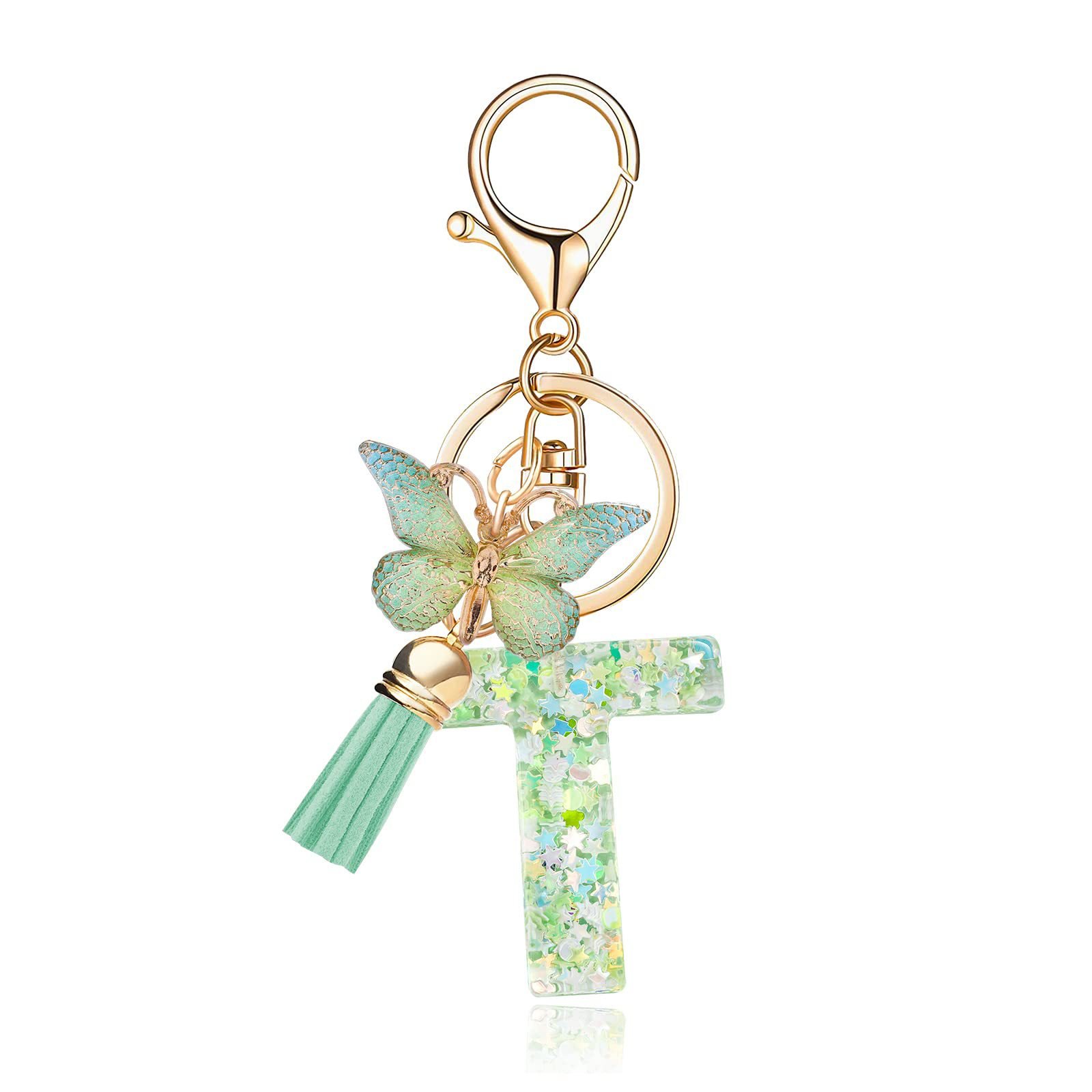 🎄TikTok Christmas Sale - 70% OFF🎄Initial Letter Keychains🦋