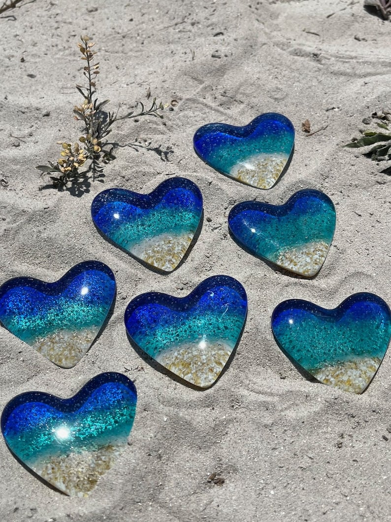 🔥Last Day Promotion - 70% OFF🎁🎄Glass Beach Pocket Heart