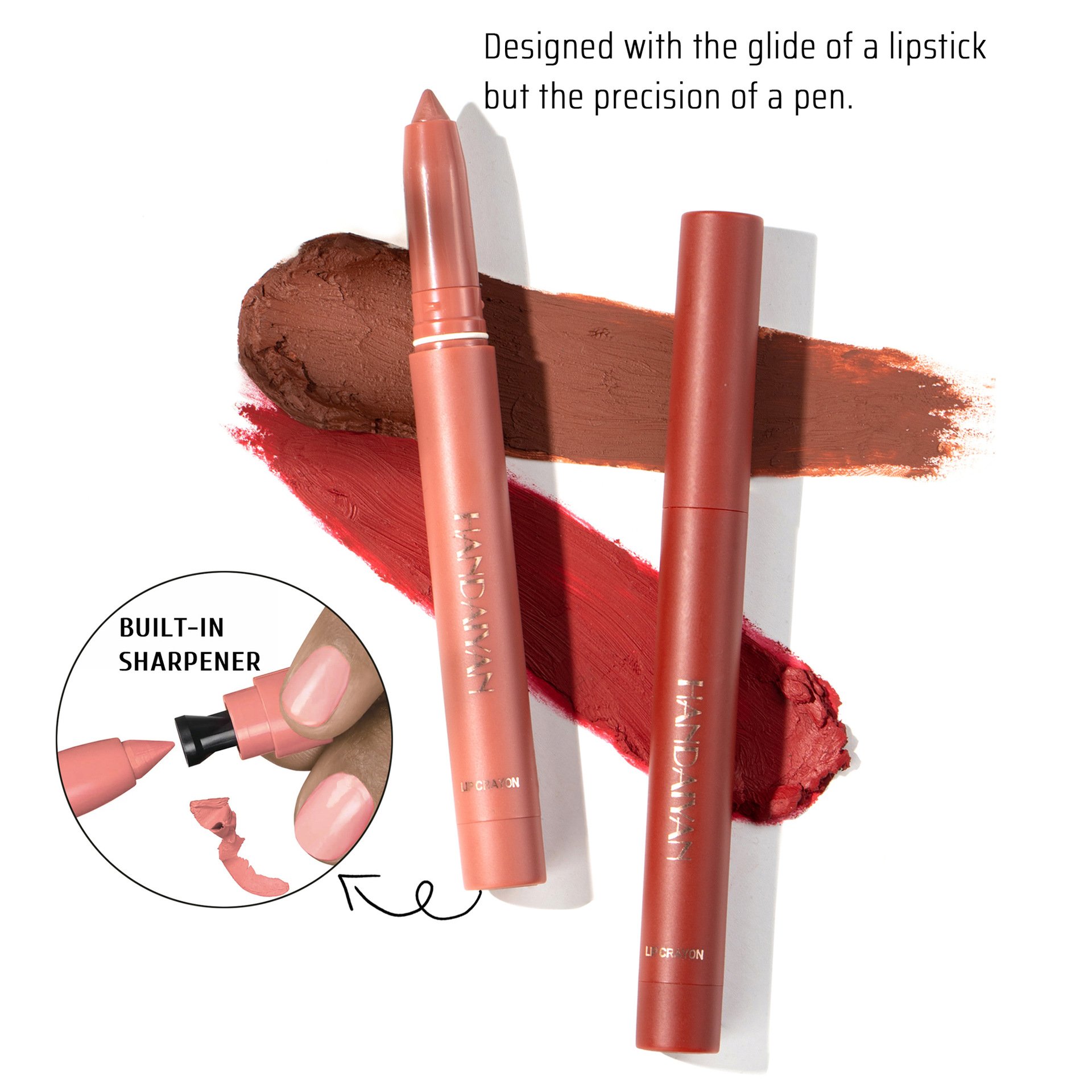 🔥Last Day Promotion 70% OFF-💋-Rotating Sharpenable Matte Lipstick Pencils