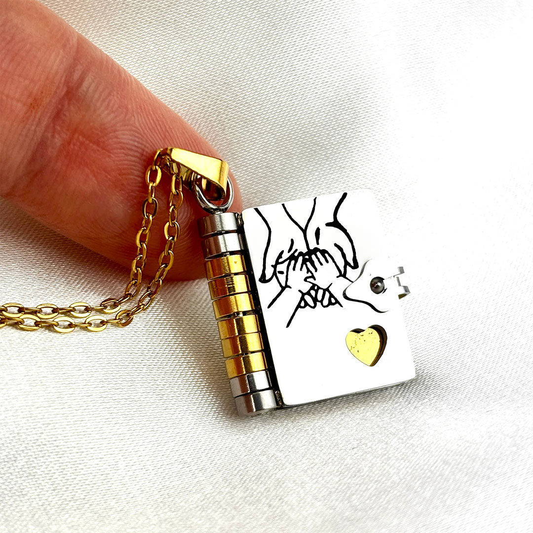 ⏰LAST DAY SALE 50% OFF - For Daughter - My Incredible Daughter Book Necklace