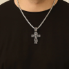 ✝️100% Handmade Silver Jesus Cross Healing Heart (𝐌𝐢𝐜𝐡𝐚𝐞𝐥 𝐂𝐥𝐚𝐫𝐤 𝐇𝐚𝐧𝐝𝐦𝐚𝐝𝐞®)