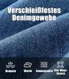 Damen Hochtaillierte, Gewaschene, Weite Baggy-Strickjeans mit Stretch und Mehreren Taschen – Bequeme Freizeit-Denim💥Kostenloser Versand