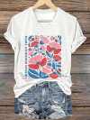 Women's Fashion Casual FDT Floral Protest Print T-Shirt