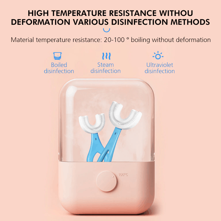 (🌲CHRISTMAS SALE NOW-48% OFF)U-shaped children's toothbrush-BUY 3 FREE SHIPPING
