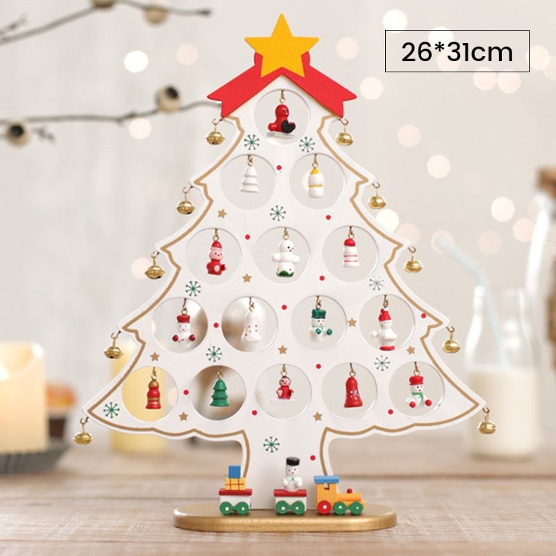 🔥Last Day Promotion 48% OFF-🎁-DIY Wooden Mini Christmas Tree Set🎅