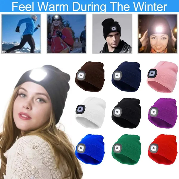 🔥Last Day Promotion 50% OFF🔥 BeamBloom LED Beanie (USB Rechargeable Caps)