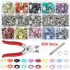 (💕Summer Hot Sale-50% OFF)Metal Snaps Buttons with Fastener Pliers Press Kit