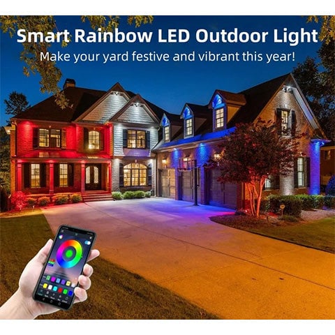 💥Black Friday Big Sale💥-Smart Rainbow LED Permanent Outdoor Light