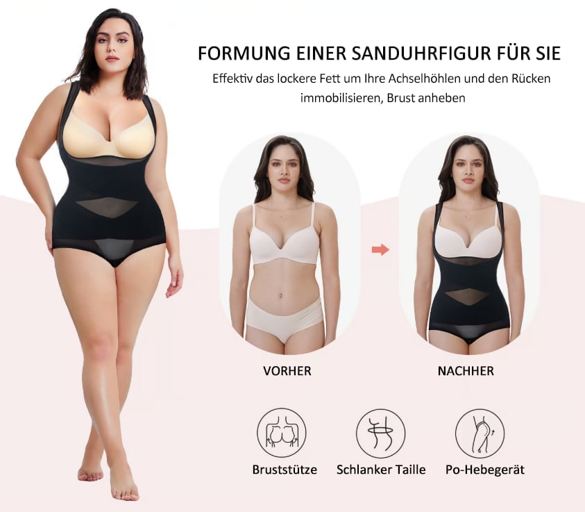 ⏰Letzter Tag 49 % RABATT🔥Shapewear-Bodysuit mit hoher Taille