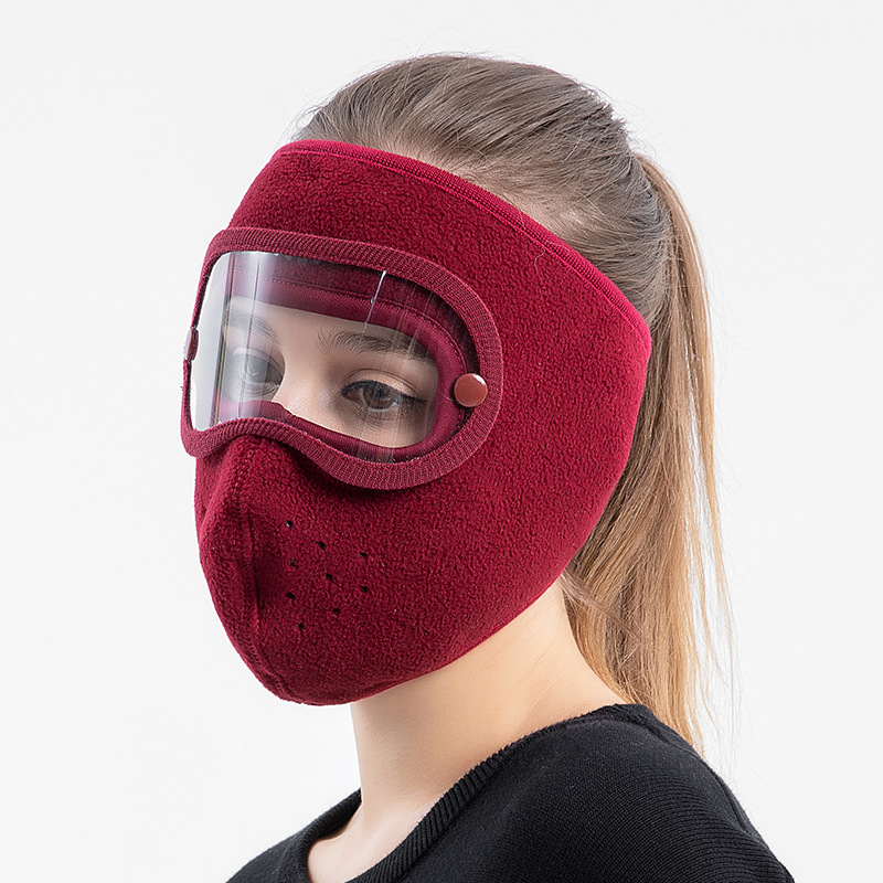 (🎅EARLY CHRISTMAS SALE-49% OFF)Wind-proof  Face Cover With Clear Goggles - Buy 2 Get Free Shipping