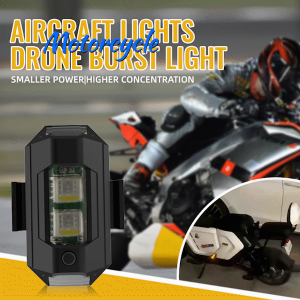 (🔥Last Day Promotion-60%OFF) 7 Colors LED Aircraft Strobe Lights & USB Charging For Cars, Motorcycles, Bicycles, Drones.