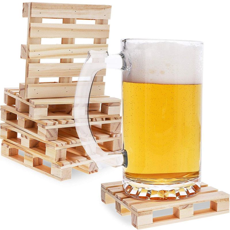 (🔥New Year Sale- 49% OFF) Mini Wooden Pallet Coaster- Buy 6 Free Shipping