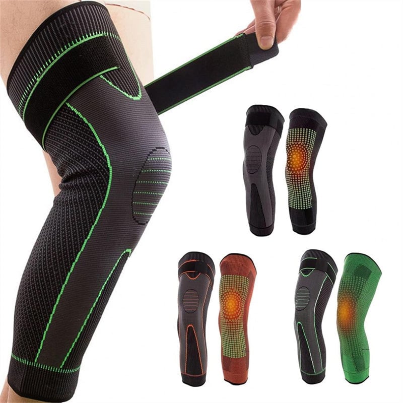 (Last Day Promotion - 50% OFF）Tourmaline Acupressure Self-heating Shaping Knee Sleeve，BUY 2 FREE SHIPPING ONLY TODAY🔥