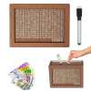 Cash Vault Wooden Savings Box