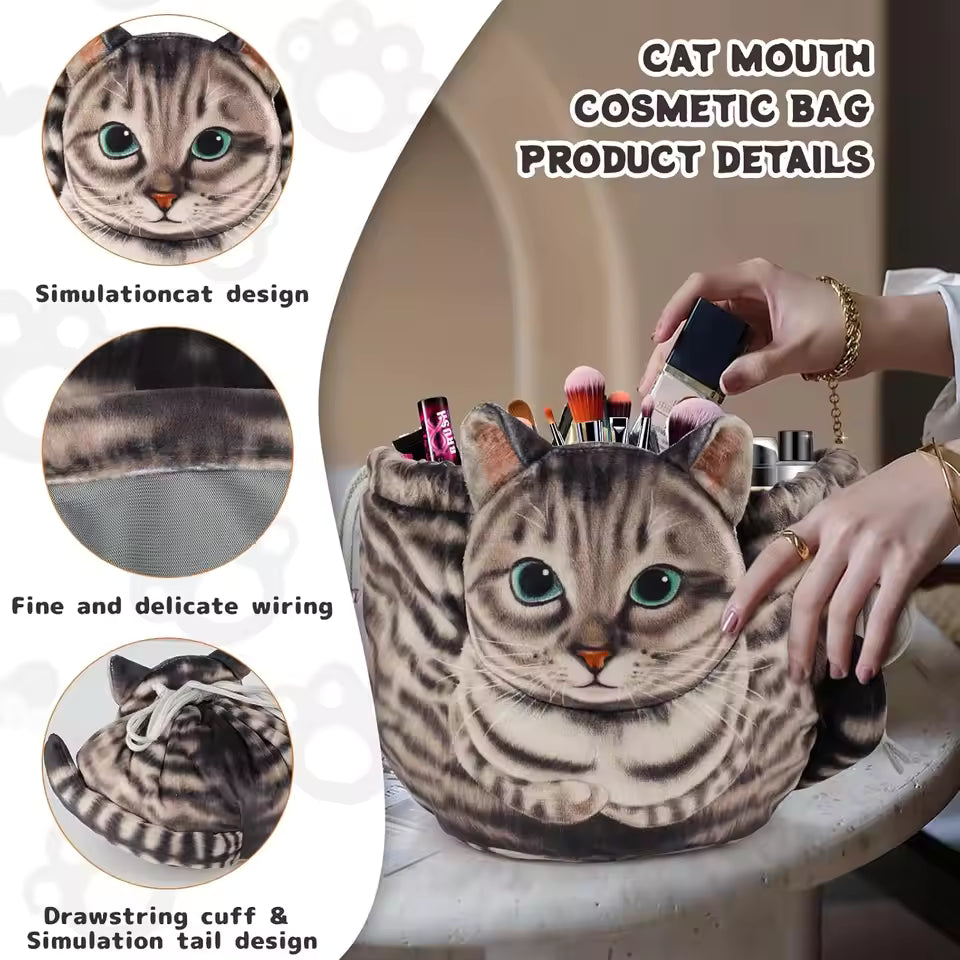 💥LAST DAY SALE 50% OFF💥Cute Cat Shape Storage Bag⚡BUY 2 FREE SHIPPING
