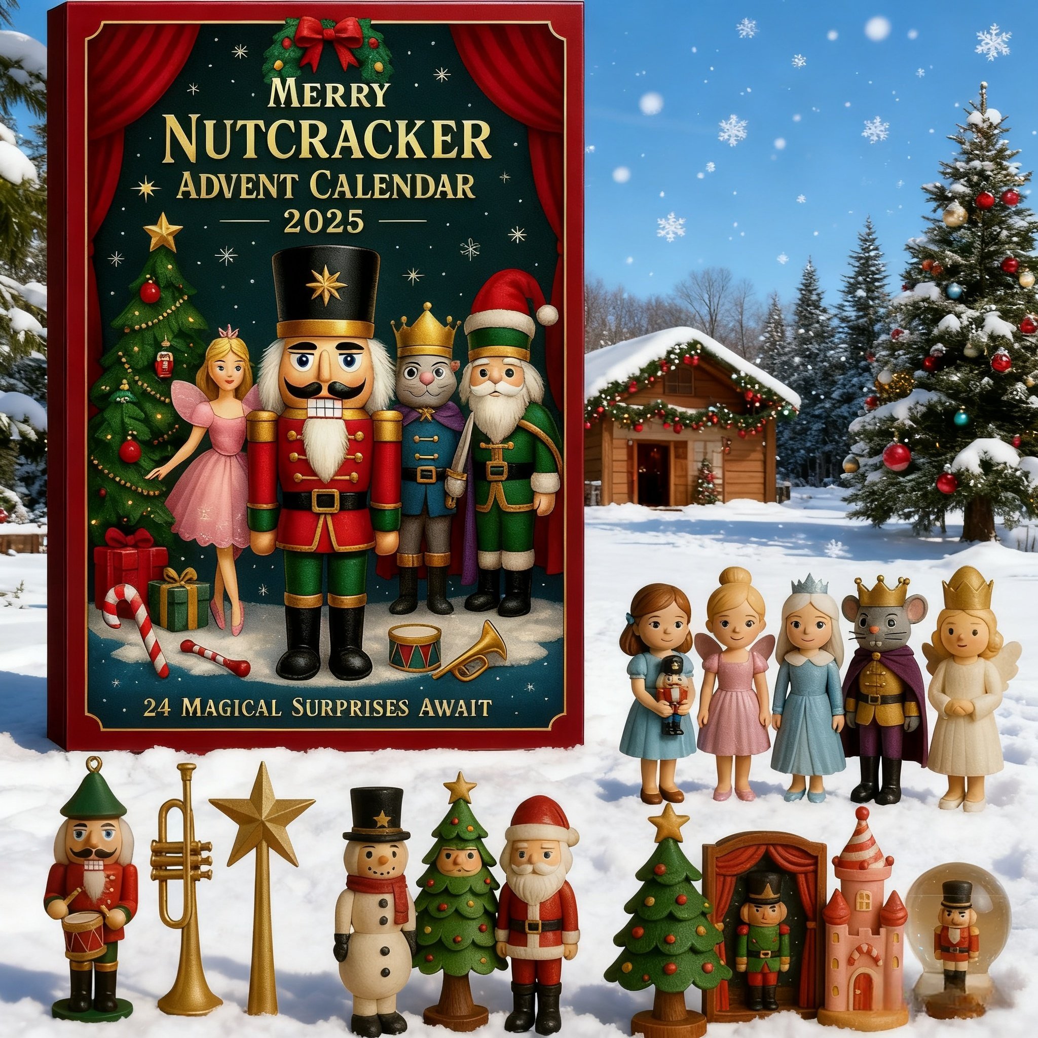 🔥Last Day 50% OFF -🎄Merry Nutcracker Advent Calendar 2025
