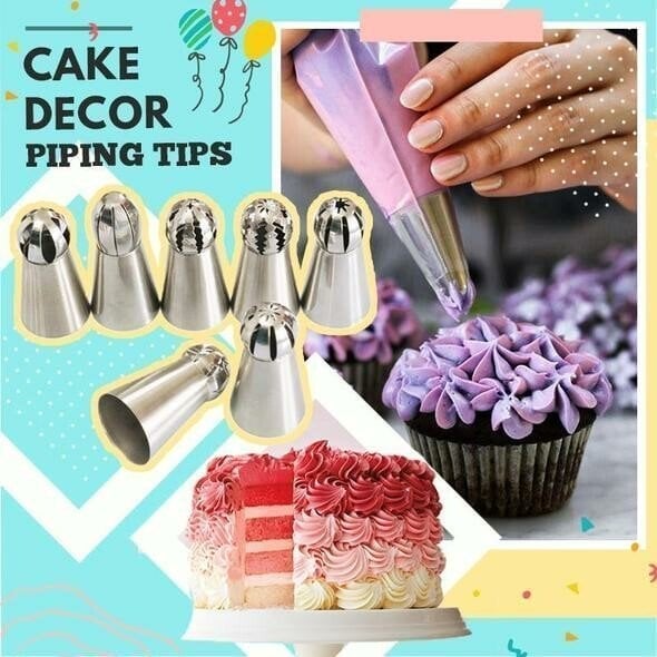 (Last day 49% OFF)🔥Cake Decor Piping Tips💥BUY 2 FREE SHIPPING