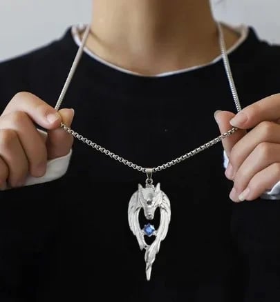 🔥Last Day Promotion 48% OFF-🎁-Glowing wolf necklace🐺🐺--