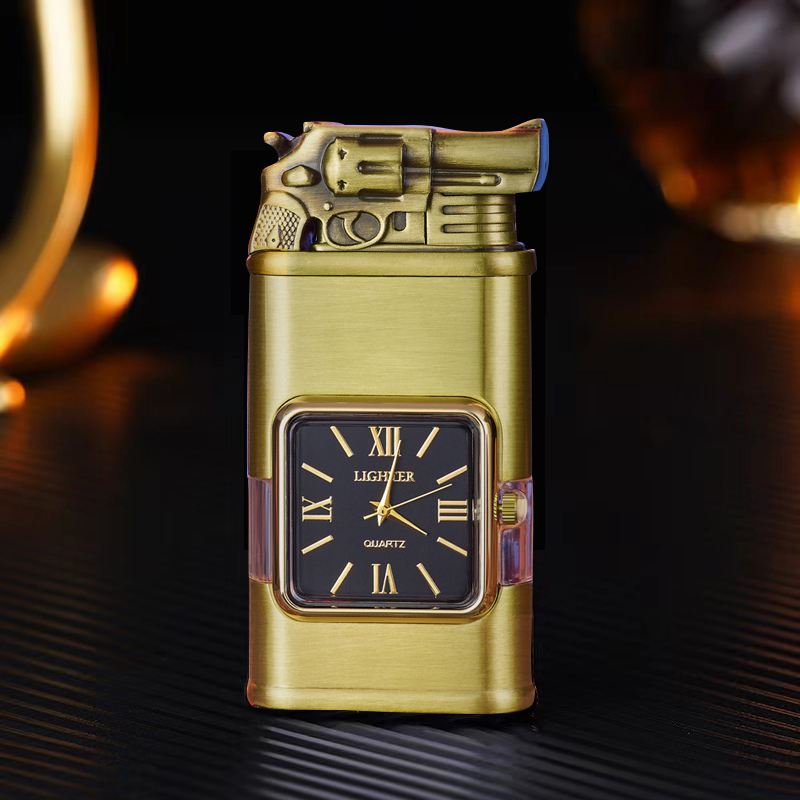 🔥Windproof Lighter Vintage Watch Bezel Jet flame Torch