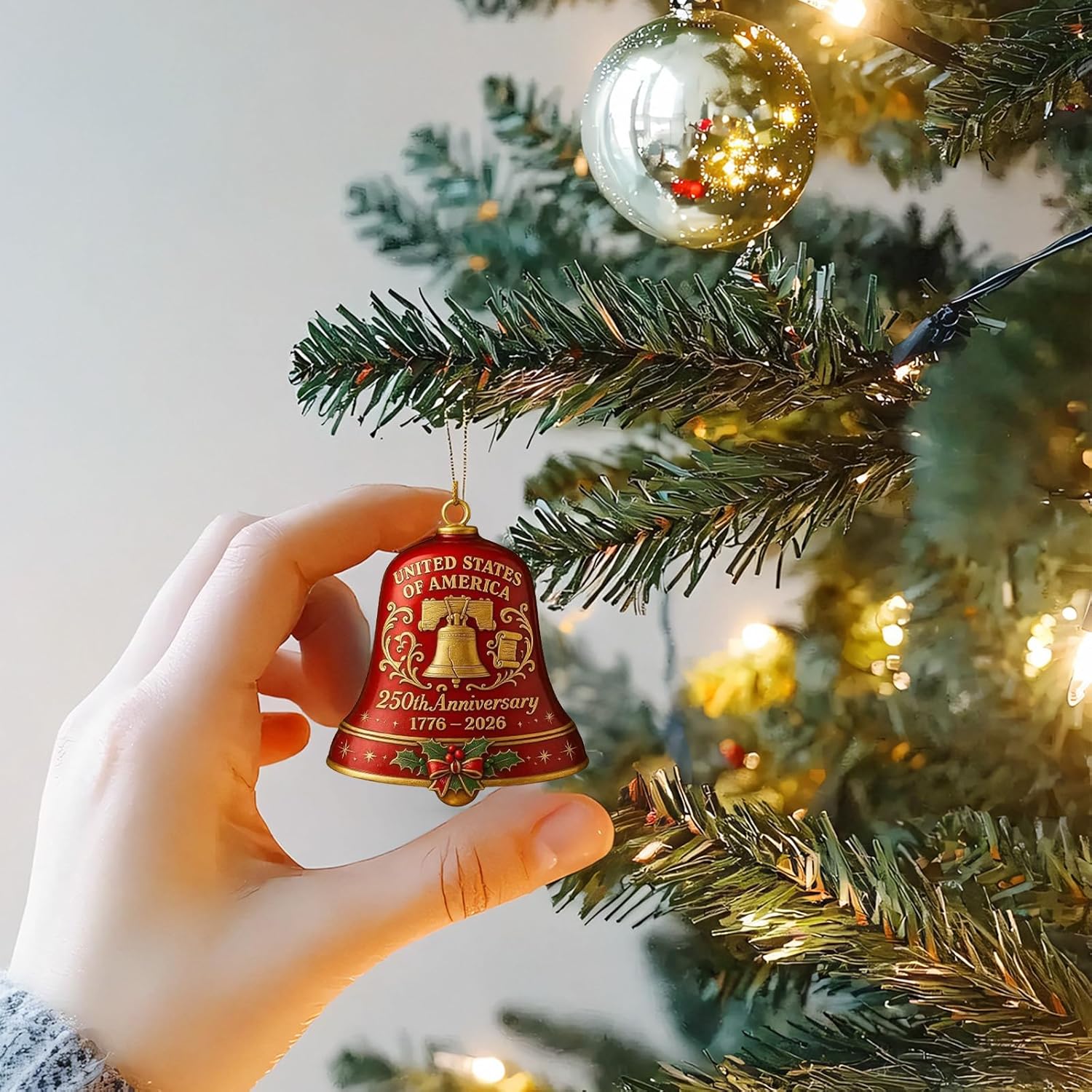 ⏰LAST DAY SALE 50% OFF🔔United States 250th Anniversary Bell Ornament