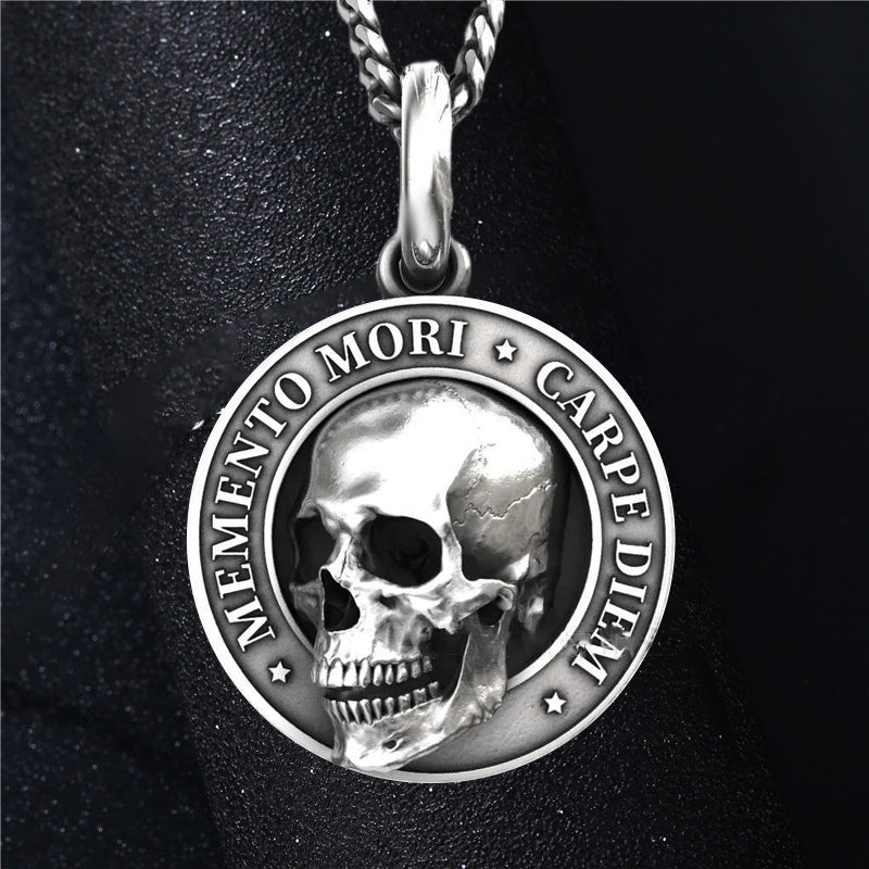(🎃Early Halloween Promotion-Save 49% OFF) Memento Mori Skull Pendant
