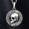 Memento Mori Skull Pendant