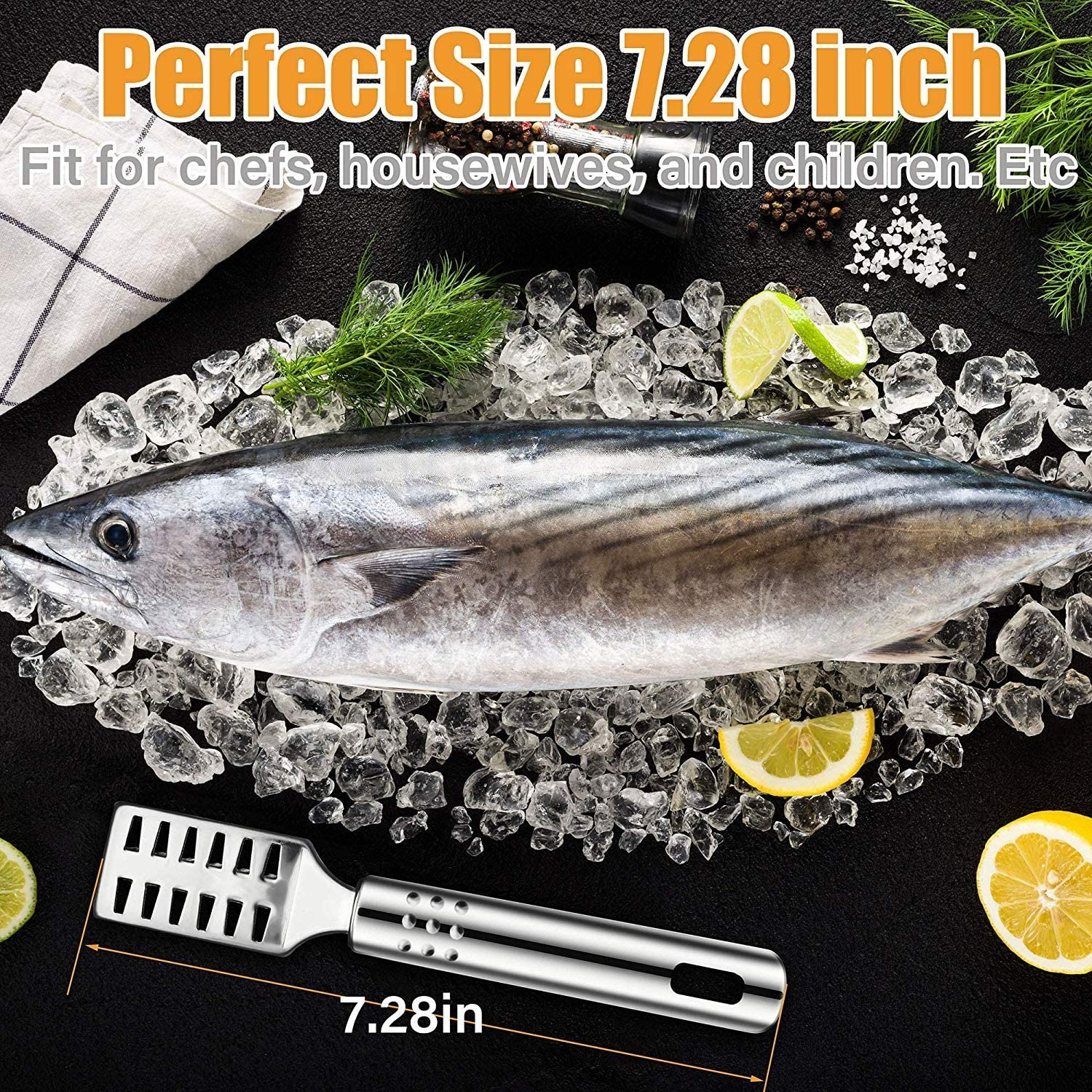 Summer Hot Sale 48% OFF - Stainless Steel Fish Scaler Brush