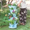 (🔥Last Day Promotion - 50%OFF)❀Stand Stacking Planting Pot, BUY 2 FREE SHIPPING