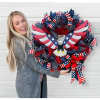 🏵100% Handmade Stars & Stripes Eagle Patriotic Wreath(𝐌𝐚𝐫𝐢𝐚𝐧𝐚 𝐒𝐦𝐢𝐭𝐡 𝐇𝐚𝐧𝐝𝐦𝐚𝐝𝐞®)