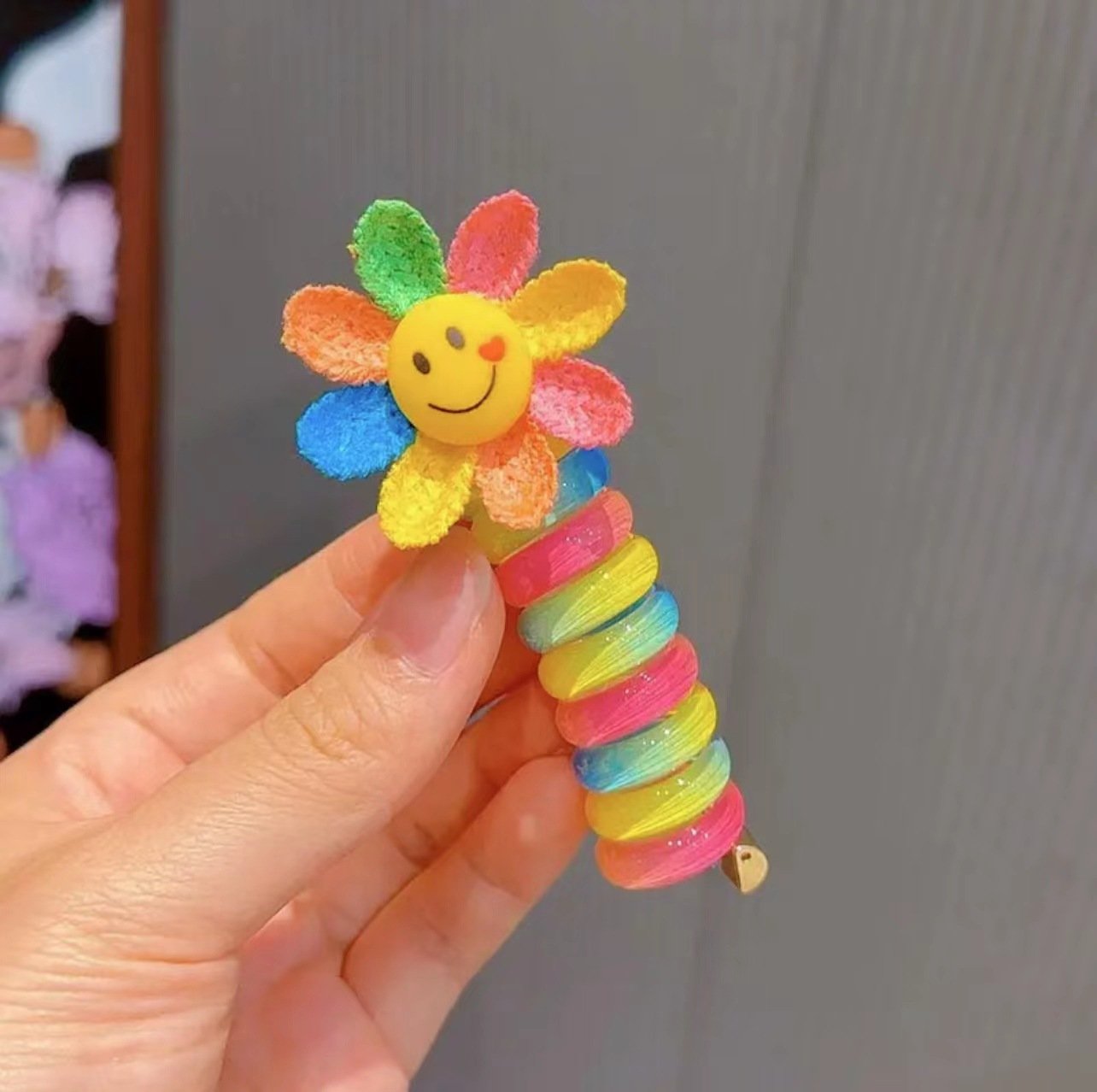 🔥Last Day Promotion - Save 50%🎄Colorful Telephone Wire Hair Bands for Kids