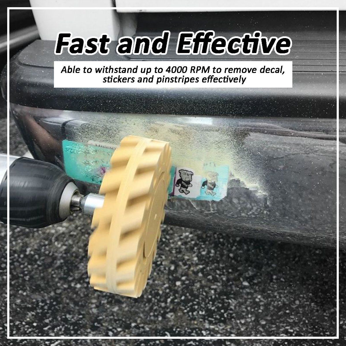 Decal Eraser Removal Wheel Kit-FAST&EFFECTIVE&SAFE