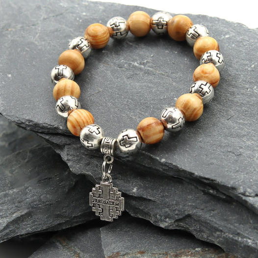 🔥Last Day Promotion 50% OFF🔥Handmade Jerusalem Cross Bracelet