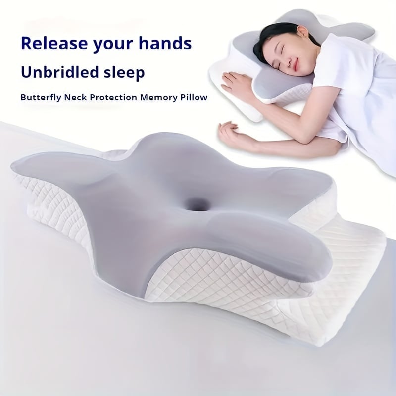 🎁TikTok Last Day Sale - 70% OFF💤Butterfly-Shaped Memory Foam Orthopedic Pillow