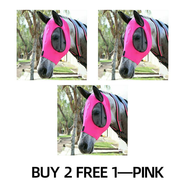 🔥Last day 54% off🔥Equine Mask Anti-Fly Mesh-- Buy 2 Free 1