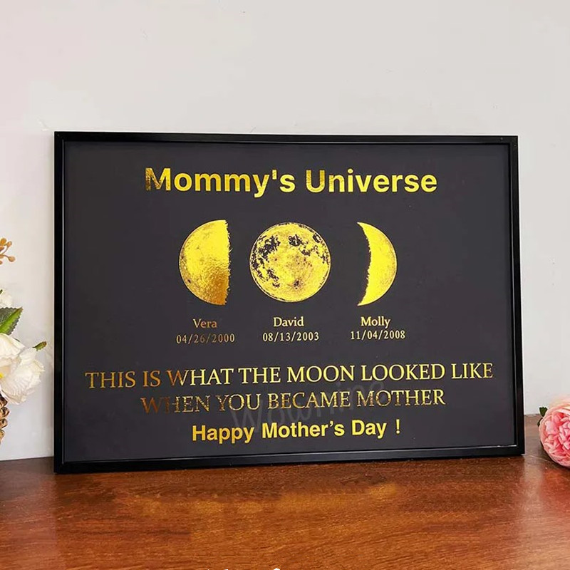 Buy 2 Free Shipping🔥Custom Moon Phase Frame(8.5×12inch)