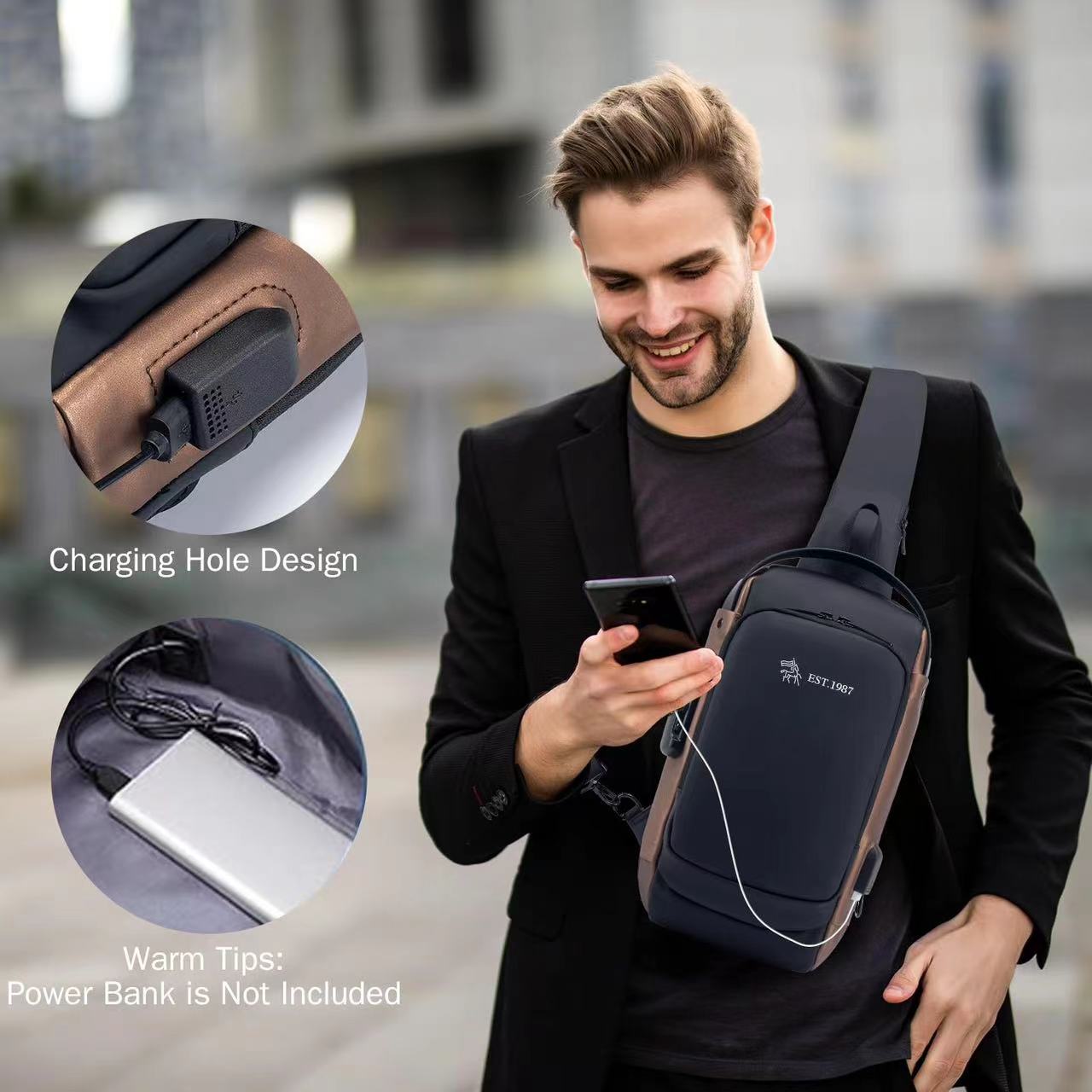 🔥LAST DAY SALE 50% OFF - Multifunctional  Anti-theft Chest Bag
