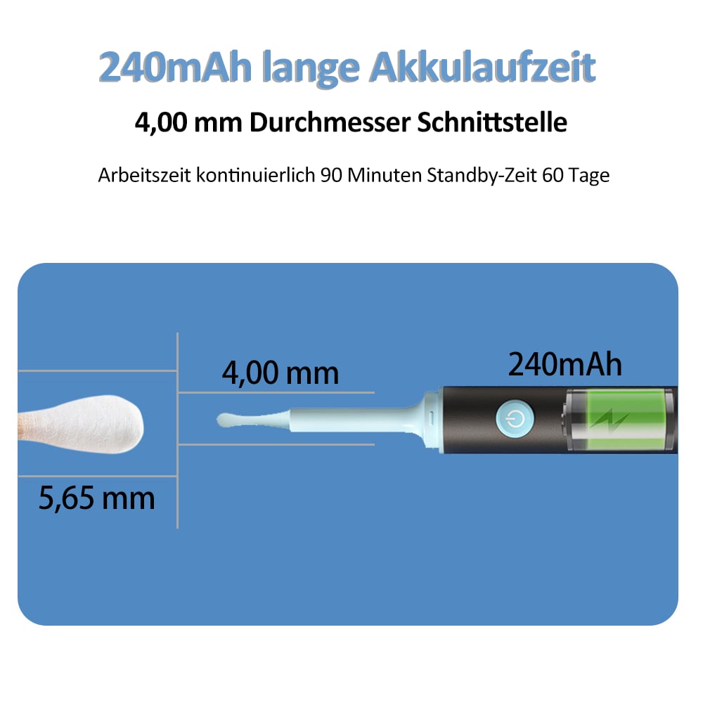 Ohrschmalz-Entfernungsset mit HD-Kamera
