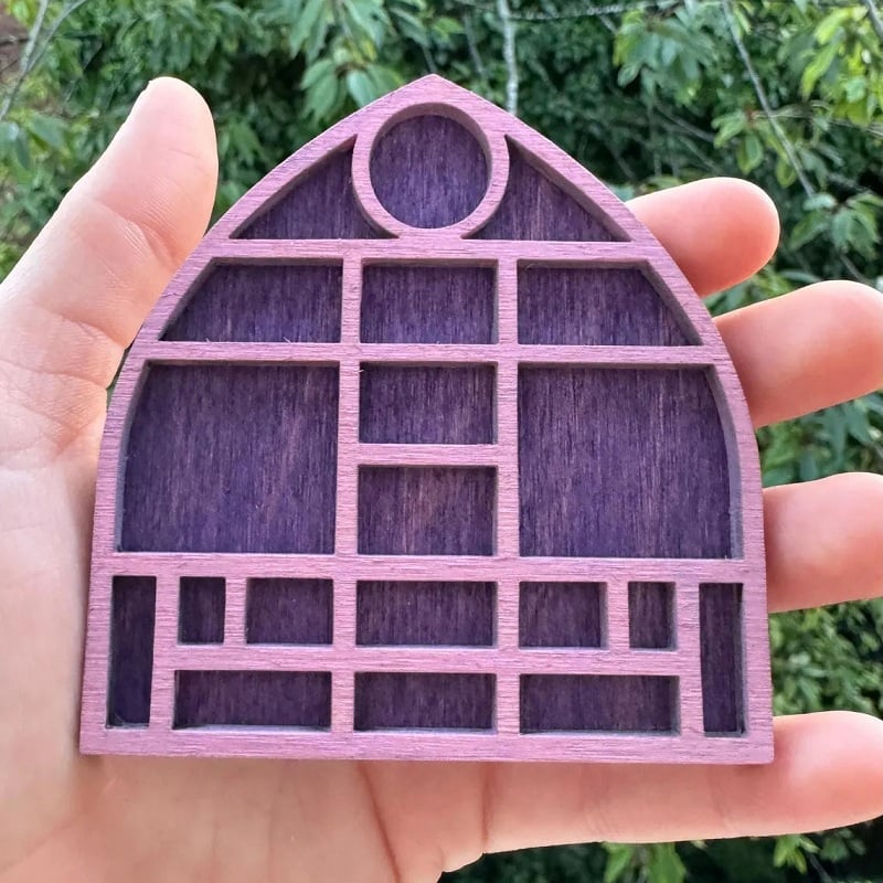Mini Wooden Display Shelf for Collectibles