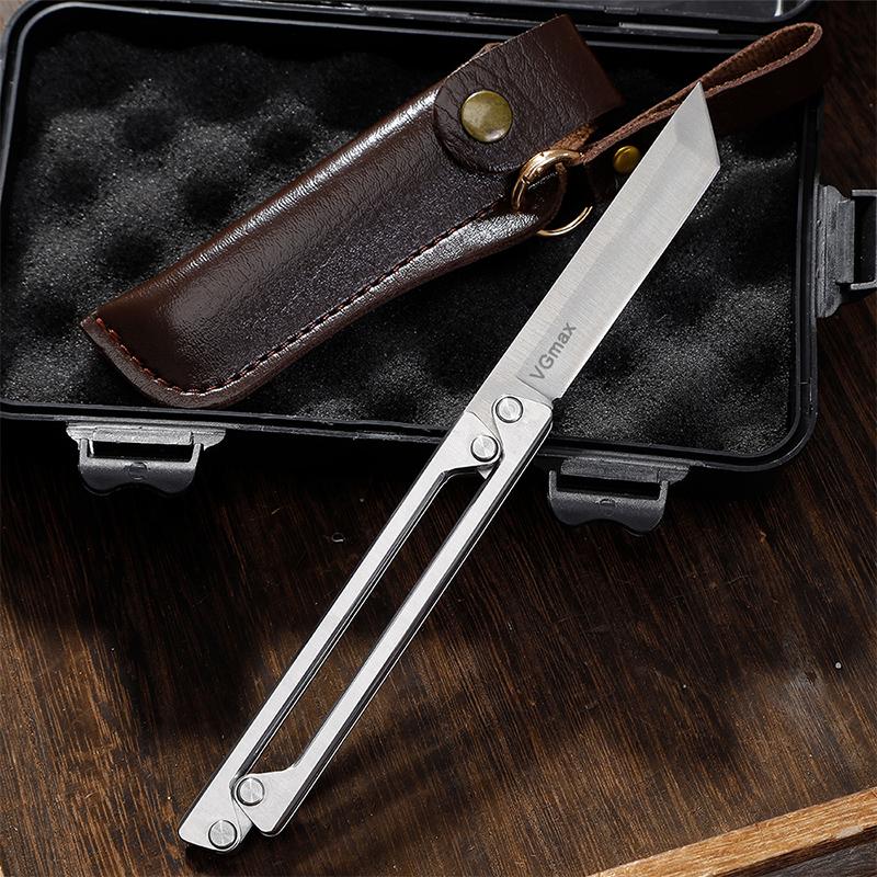ShadowFold Tanto — Concealed Folding Butterfly Knife (EDC Tanto)