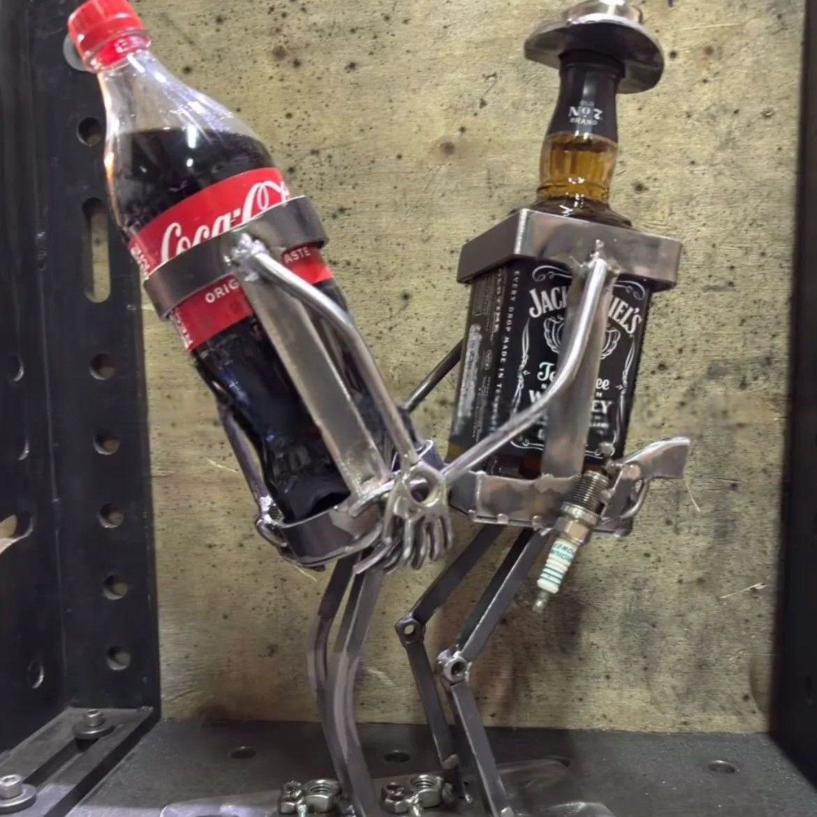 🔥LAST DAY 50% OFF-Unique Metal Wine Holder